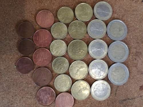 27x Euro Coins